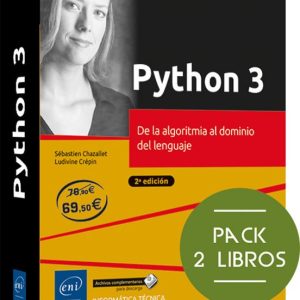 PYTHON 3 PACK DE 2 LIBROS: DE LA ALGORITMIA AL DOMINIO DEL LENGUAJE (2ª EDICIÓN)