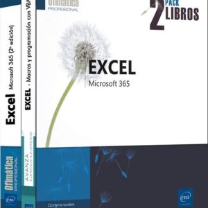 EXCEL MICROSOFT 365 PACK DE 2 LIBROS: MANUAL DE REFERENCIA + CUADERNO DE EJERCICIOS SOBRE MACROS Y PROGRAMACIÓN VBA