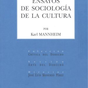 ENSAYOS DE SOCIOLOGÍA DE LA CULTURA